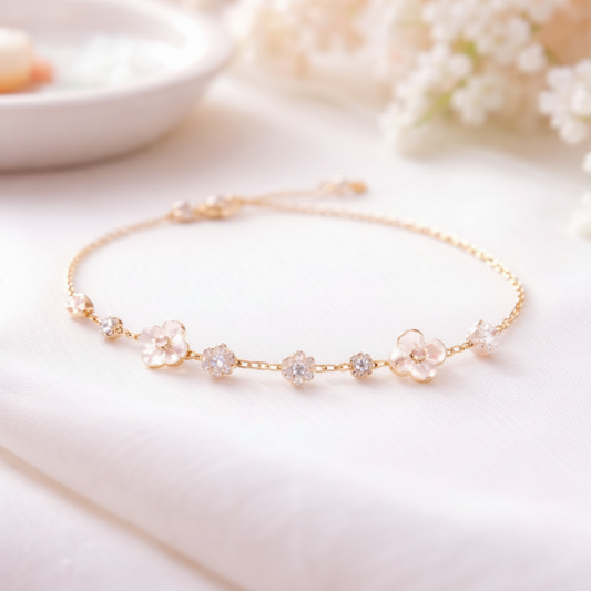 Goldfarbenes Edelstahlarmband